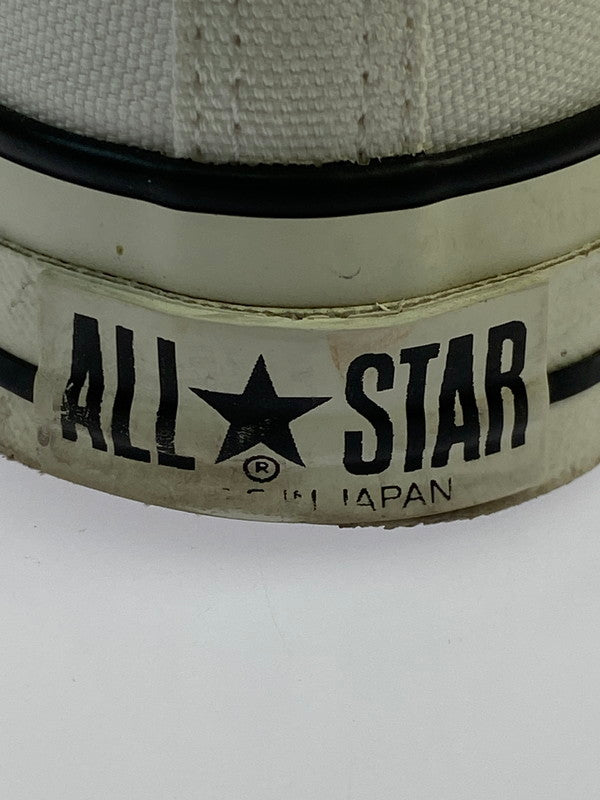 【中古品】【メンズ】 CONVERSE コンバース CANVAS AS J HI キャンバス オールスター ジャパン ハイ 靴 シューズ スニーカー SNEAKER 163-260430-KS-17-min サイズ：25.5cm US7 カラー：ホワイト 万代Net店