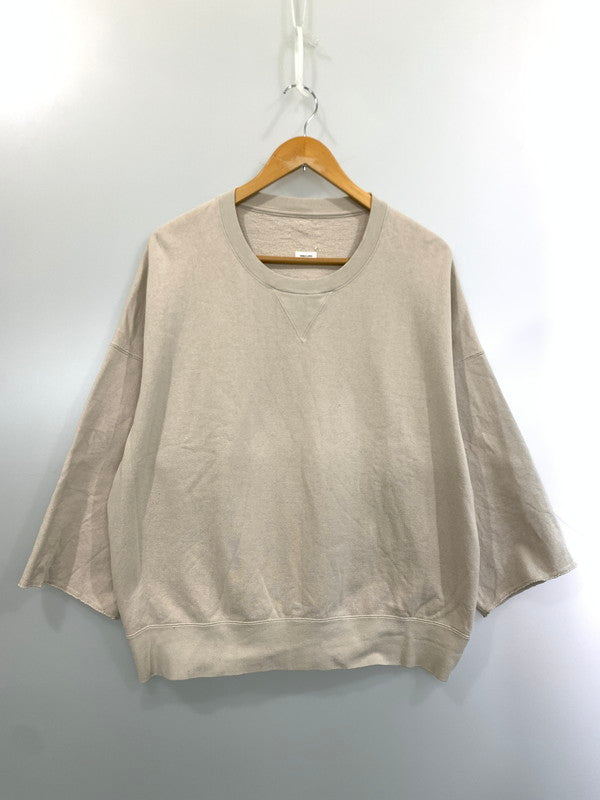 【中古品】【メンズ】 VISVIM ビズビム 24SS AMPLUS SB SWEAT 3/4 0124105010010 アンプラス SB スウェット トップス 142-260429-kk-17-min サイズ：2 カラー：ベージュ 万代Net店