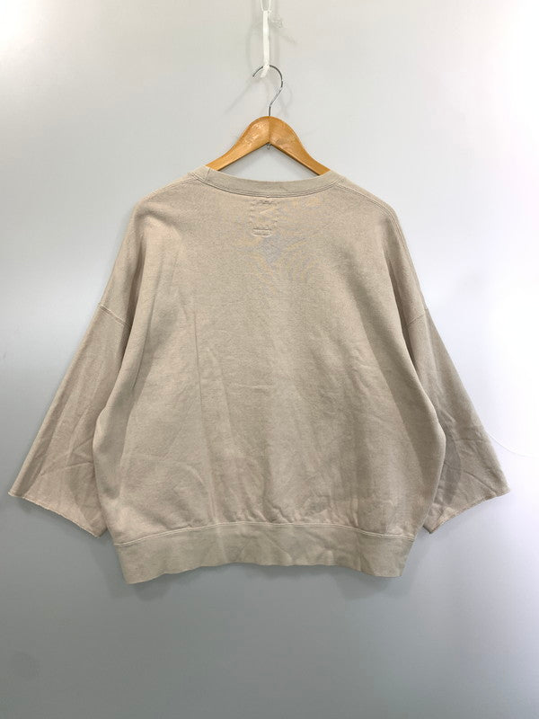 【中古品】【メンズ】 VISVIM ビズビム 24SS AMPLUS SB SWEAT 3/4 0124105010010 アンプラス SB スウェット トップス 142-260429-kk-17-min サイズ：2 カラー：ベージュ 万代Net店