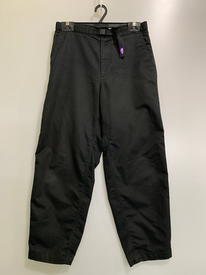 【中古品】【メンズ】 THE NORTH FACE PURPLE LABEL ザノースフェイス COOLMAX CHINO WIDE TAPERED PANTS N24FC011 クールマックスチノワイドテーパードパンツ 155-260522-SH-07-min サイズ：30 カラー：ブラック 万代Net店