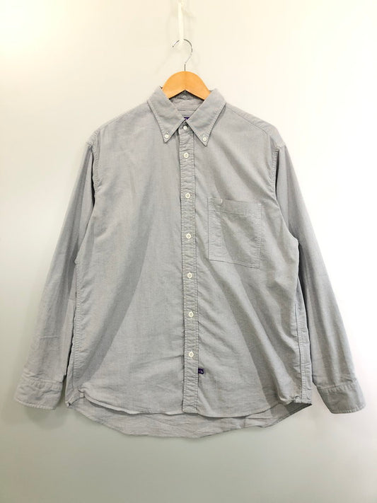 【中古品】【メンズ】 THE NORTH FACE PURPLE LABEL ザ ノースフェイス パープルレーベル 24SS BUTTON DOWN FIELD SHIRT NT3356N フィールドシャツ 144-260429-kk-52-min サイズ：L カラー：アスファルトグレー 万代Net店
