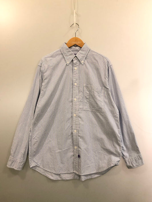 【中古品】【メンズ】 THE NORTH FACE PURPLE LABEL ザ ノースフェイス パープルレーベル BUTTON DOWN STRIPED FIELD SHIRT N24FG065 フィールド 144-260429-kk-51-min サイズ：M カラー：サックスブルー 万代Net店