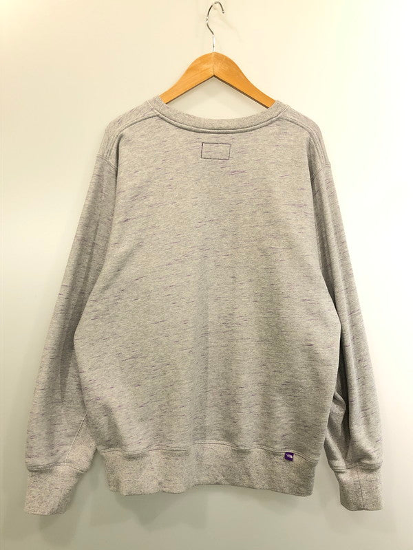 【中古品】【メンズ】 THE NORTH FACE PURPLE LABEL ザ ノースフェイス パープルレーベル FIELD CREWNECK SWEATSHIRT N24FH060 フィールドクルーネックスウェット 144-260429-kk-53-min サイズ：L カラー：ミックスグレー 万代Net店