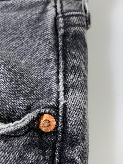 【中古品】【メンズ】 LEVI'S リーバイス 79830-0011 93 STRAIGHT 501 DENIM PANT ストレートデニムパンツ ジーンズ 158-260615-kt-19-min サイズ：W34L32 カラー：ブラック系 万代Net店