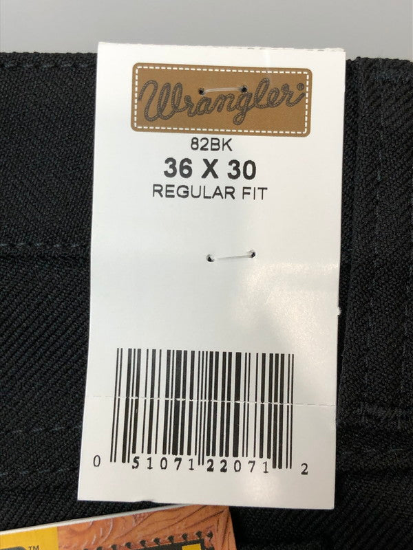 【未使用品】【メンズ】 WRANGLER ラングラー 82BK WESTERN WRANCHER DRESS JEAN ウエスタン ランチャードレスジーンズ ボトムス パンツ 158-260429-kk-57-min サイズ：36 カラー：ブラック 万代Net店