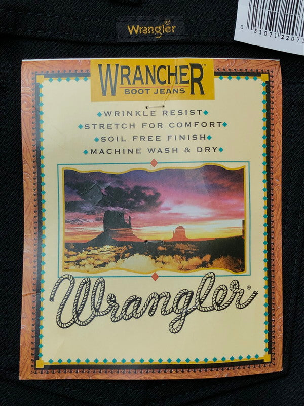 【未使用品】【メンズ】 WRANGLER ラングラー 82BK WESTERN WRANCHER DRESS JEAN ウエスタン ランチャードレスジーンズ ボトムス パンツ 158-260429-kk-57-min サイズ：36 カラー：ブラック 万代Net店