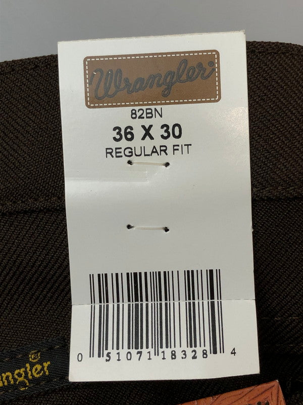 【未使用品】【メンズ】 WRANGLER ラングラー 82BN WESTERN WRANCHER DRESS JEAN ウエスタン ランチャードレスジーンズ ボトムス パンツ 158-260429-kk-56-min サイズ：36 カラー：ブラウン 万代Net店
