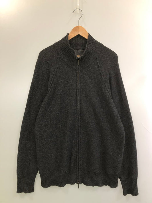 【中古品】【メンズ】 JIL SANDER ジルサンダー 90-00's WOOL ZIP KNIT 90-00年代 ウールジップニット トップス 141-260429-kk-40-min サイズ：48 カラー：ブラック 万代Net店