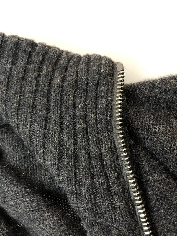 【中古品】【メンズ】 JIL SANDER ジルサンダー 90-00's WOOL ZIP KNIT 90-00年代 ウールジップニット トップス 141-260429-kk-40-min サイズ：48 カラー：ブラック 万代Net店
