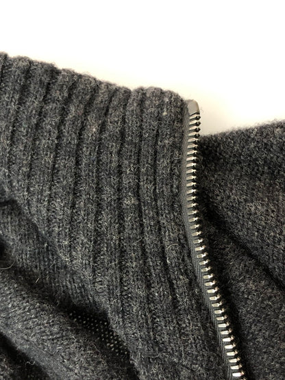 【中古品】【メンズ】 JIL SANDER ジルサンダー 90-00's WOOL ZIP KNIT 90-00年代 ウールジップニット トップス 141-260429-kk-40-min サイズ：48 カラー：ブラック 万代Net店