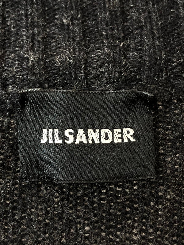 【中古品】【メンズ】 JIL SANDER ジルサンダー 90-00's WOOL ZIP KNIT 90-00年代 ウールジップニット トップス 141-260429-kk-40-min サイズ：48 カラー：ブラック 万代Net店