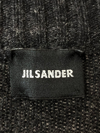 【中古品】【メンズ】 JIL SANDER ジルサンダー 90-00's WOOL ZIP KNIT 90-00年代 ウールジップニット トップス 141-260429-kk-40-min サイズ：48 カラー：ブラック 万代Net店
