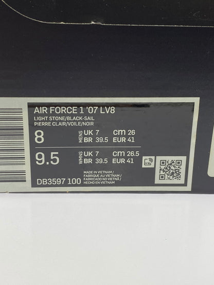 【中古美品】【メンズ】 NIKE ナイキ AIR FORCE 1 ’07 LV8 DB3597-100 エア フォース ワン 靴 シューズ スニーカー SNEAKER 160-260430-KS-04-min サイズ：26cm US8 カラー：アイボリー 万代Net店