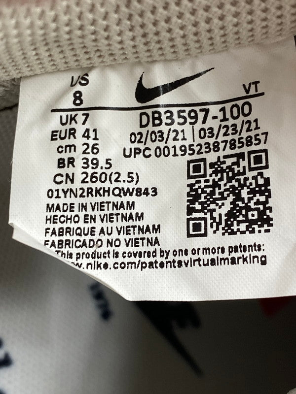 【中古美品】【メンズ】 NIKE ナイキ AIR FORCE 1 ’07 LV8 DB3597-100 エア フォース ワン 靴 シューズ スニーカー SNEAKER 160-260430-KS-04-min サイズ：26cm US8 カラー：アイボリー 万代Net店