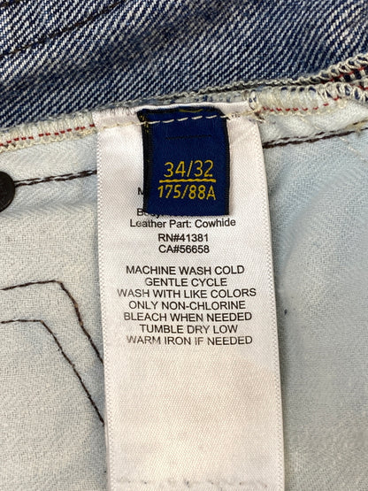 【現状渡し品】【メンズ】 POLO RALPH LAUREN ポロ・ラルフローレン DENIM PANTS デニムパンツ メンズ ボトムス ジーンズ ジーパン 158-260518-em-48-min サイズ：W34L32 カラー：インディゴブルー 万代Net店