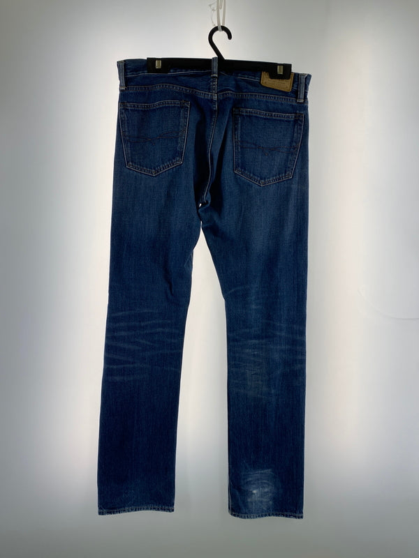 【現状渡し品】【メンズ】 POLO RALPH LAUREN ポロ・ラルフローレン DENIM PANTS デニムパンツ メンズ ボトムス ジーンズ ジーパン 158-260518-em-48-min サイズ：W34L32 カラー：インディゴブルー 万代Net店