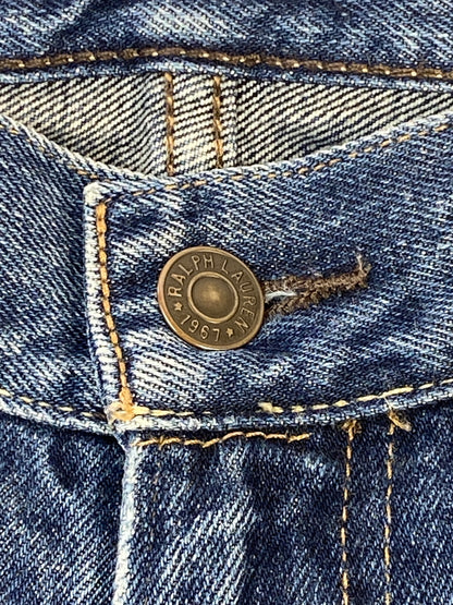 【現状渡し品】【メンズ】 POLO RALPH LAUREN ポロ・ラルフローレン DENIM PANTS デニムパンツ メンズ ボトムス ジーンズ ジーパン 158-260518-em-48-min サイズ：W34L32 カラー：インディゴブルー 万代Net店