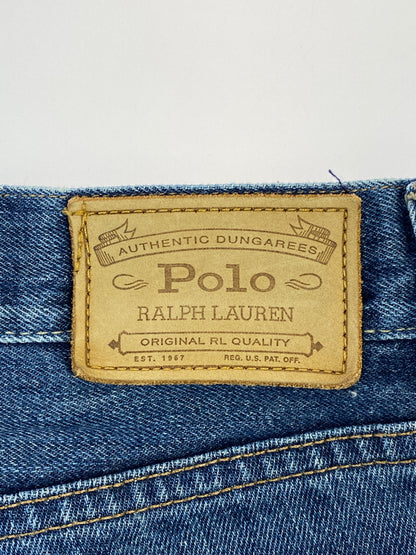 【現状渡し品】【メンズ】 POLO RALPH LAUREN ポロ・ラルフローレン DENIM PANTS デニムパンツ メンズ ボトムス ジーンズ ジーパン 158-260518-em-48-min サイズ：W34L32 カラー：インディゴブルー 万代Net店