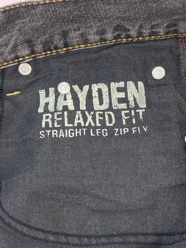 【中古品】【メンズ】 POLO RALPH LAUREN ポロ・ラルフローレン HAYDEN RELAXED DENIM PANTS ヘイデン リラックスド デニム パンツ メンズ ボトムス ジーンズ ジーパン 158-260518-em-49-min サイズ：33 カラー：インディゴブラック 万代Net店