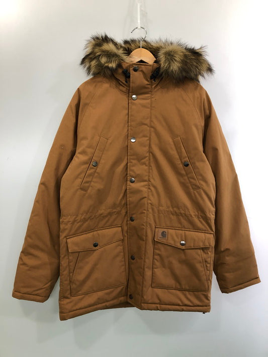 【中古品】【メンズ】 Carhartt WIP カーハート ワークインプログレス TRAPPER PARKA I021869 トラッパーパーカー アウター 中綿ジャケット 142-260429-kk-43-min サイズ：M カラー：ブラウン 万代Net店