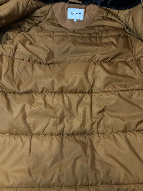 【中古品】【メンズ】 Carhartt WIP カーハート ワークインプログレス TRAPPER PARKA I021869 トラッパーパーカー アウター 中綿ジャケット 142-260429-kk-43-min サイズ：M カラー：ブラウン 万代Net店