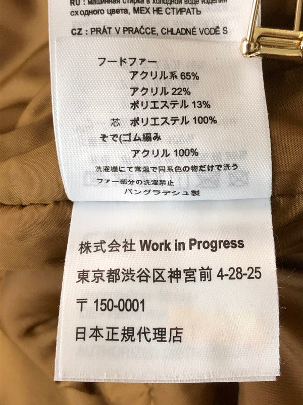 【中古品】【メンズ】 Carhartt WIP カーハート ワークインプログレス TRAPPER PARKA I021869 トラッパーパーカー アウター 中綿ジャケット 142-260429-kk-43-min サイズ：M カラー：ブラウン 万代Net店