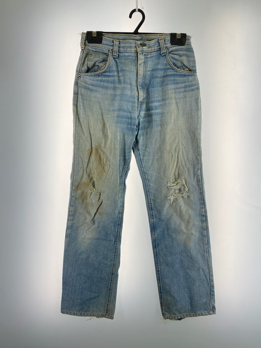 【現状渡し品】【メンズ】 LEE リー 70S DENIM PANT 70年代 デニム パンツ ヴィンテージ メンズ ボトムス ジーンズ ジーパン 157-260518-em-47-min サイズ：29 カラー：インディゴブルー 万代Net店