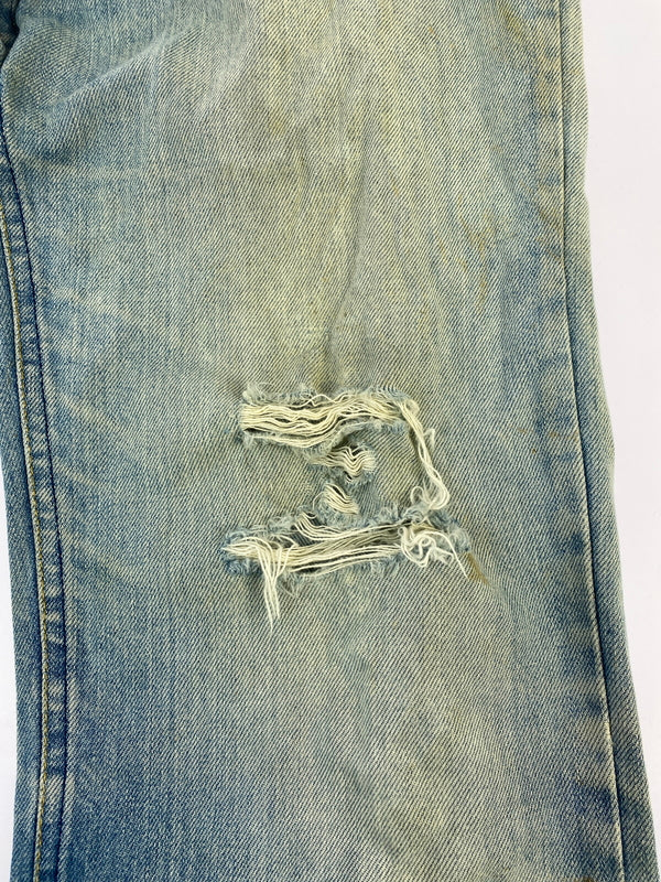 【現状渡し品】【メンズ】 LEE リー 70S DENIM PANT 70年代 デニム パンツ ヴィンテージ メンズ ボトムス ジーンズ ジーパン 157-260518-em-47-min サイズ：29 カラー：インディゴブルー 万代Net店