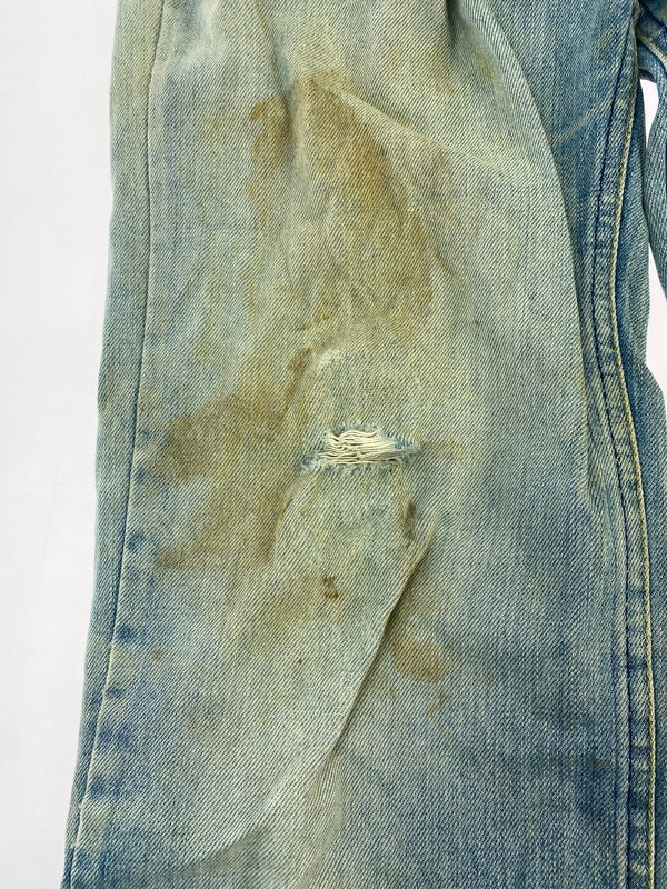 【現状渡し品】【メンズ】 LEE リー 70S DENIM PANT 70年代 デニム パンツ ヴィンテージ メンズ ボトムス ジーンズ ジーパン 157-260518-em-47-min サイズ：29 カラー：インディゴブルー 万代Net店