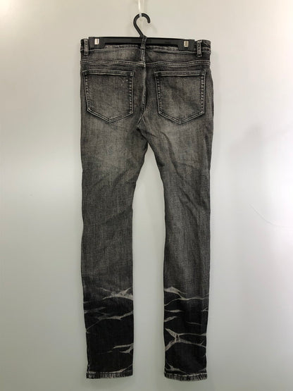 【中古品】【メンズ】 COOPER9 クーパーナイン DAMAGE SKINNY DENIM PANT ダメージ スキニー デニムパンツ ボトムス ジーンズ 153-260429-kk-54-min サイズ：30 カラー：ブラック 万代Net店