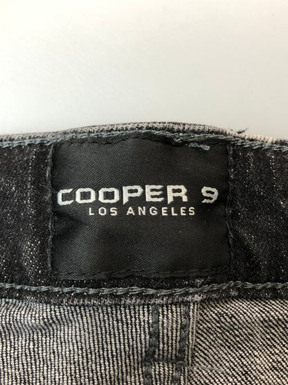 【中古品】【メンズ】 COOPER9 クーパーナイン DAMAGE SKINNY DENIM PANT ダメージ スキニー デニムパンツ ボトムス ジーンズ 153-260429-kk-54-min サイズ：30 カラー：ブラック 万代Net店