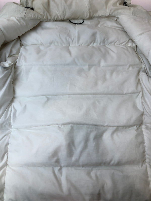 【中古品】【メンズ】 LACOSTE ラコステ PIQUE DOWN JACKET BH340EL ピケダウンジャケット アウター 147-260429-kk-45-min サイズ：S カラー：ホワイト 万代Net店
