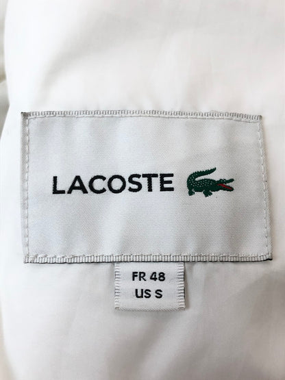 【中古品】【メンズ】 LACOSTE ラコステ PIQUE DOWN JACKET BH340EL ピケダウンジャケット アウター 147-260429-kk-45-min サイズ：S カラー：ホワイト 万代Net店