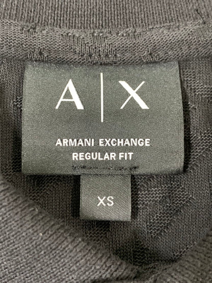 【中古品】【メンズ】 ARMANI EXCHANGE アルマーニエクスチェンジ SS POLO SHIRT XM002346 AF10337 半袖 ポロシャツ メンズ トップス ショートスリーブ 141-260430-em-46-min サイズ：XS カラー：ブラック 万代Net店