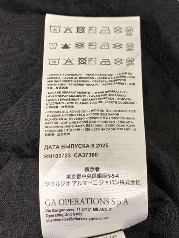 【中古品】【メンズ】 ARMANI EXCHANGE アルマーニエクスチェンジ SS POLO SHIRT XM002346 AF10337 半袖 ポロシャツ メンズ トップス ショートスリーブ 141-260430-em-46-min サイズ：XS カラー：ブラック 万代Net店