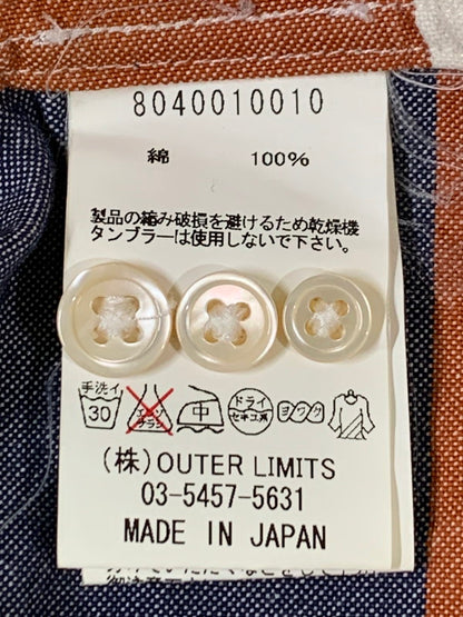 【中古品】【メンズ】 NIGEL CABOURN ナイジェルケーボン MULTI BORDER LS COTTON SHIRT マルチ ボーダー エルエス コットン シャツ メンズ トップス 145-260430-em-45-min サイズ：44 カラー：マルチカラー 万代Net店