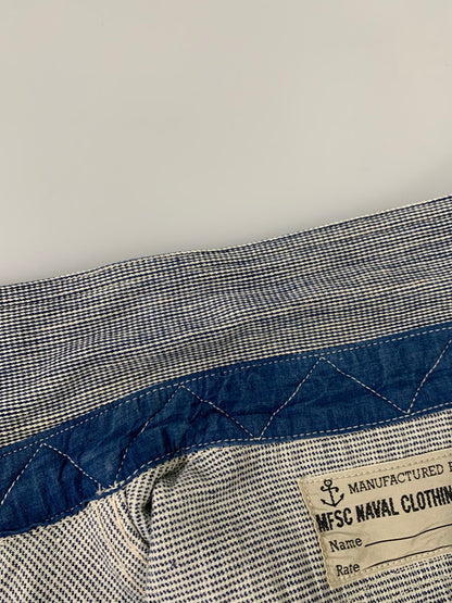 【中古品】【メンズ】 NAVAL CLOTHING TAILOR ネイビー・クロージング・テーラー LS COTTON SHIRT SC12112 長袖 コットン シャツ メンズシャツトップス ボタンダウン 145-260430-em-44-min サイズ：S カラー：ネイビー系 万代Net店