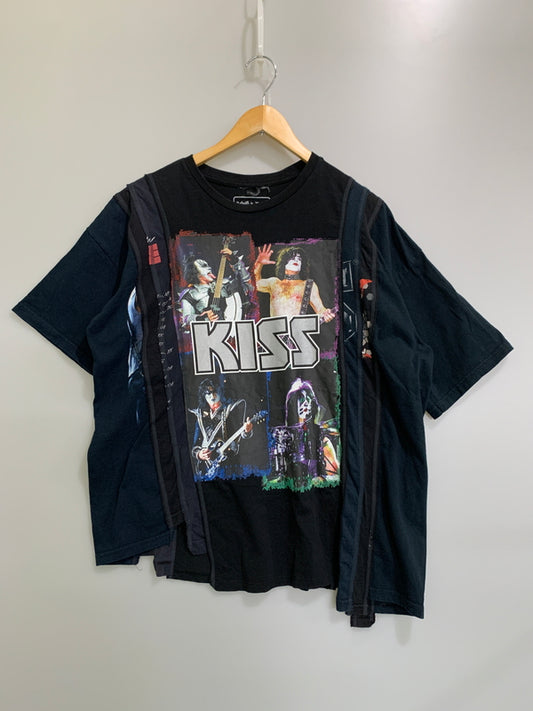 【中古品】【メンズ】 REBUILD BY NEEDLES リビルドバイニードルス KISS SS TEE 半袖Tシャツ ショートスリーブ 140-260508-AS-84-min サイズ：ONE SIZE カラー：ブラック 万代Net店