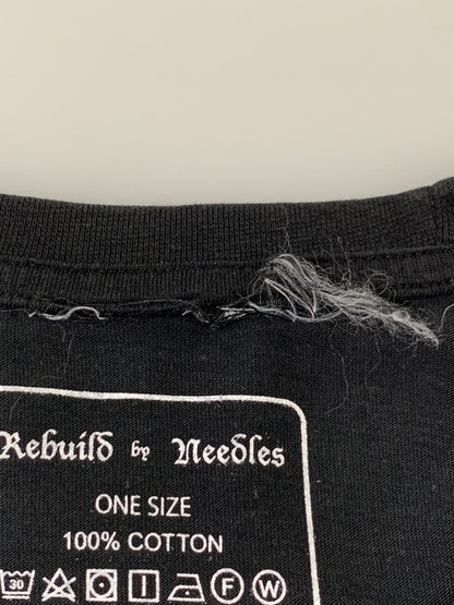 【中古品】【メンズ】 REBUILD BY NEEDLES リビルドバイニードルス KISS SS TEE 半袖Tシャツ ショートスリーブ 140-260508-AS-84-min サイズ：ONE SIZE カラー：ブラック 万代Net店