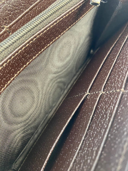 【中古品】【レディース】 GUCCI グッチ 307980 GGキャンバス ラウンドジップウォレット 長財布 ロングウォレット 181-260503-AS-69-min カラー：ブラウン系 万代Net店