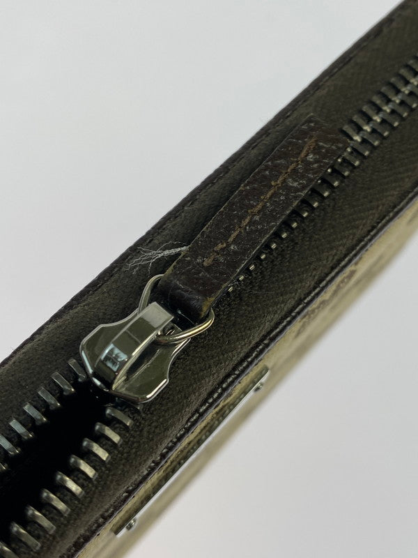 【中古品】【レディース】 GUCCI グッチ 307980 GGキャンバス ラウンドジップウォレット 長財布 ロングウォレット 181-260503-AS-69-min カラー：ブラウン系 万代Net店