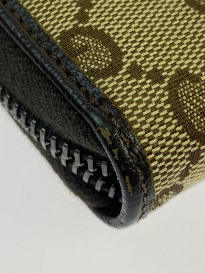 【中古品】【レディース】 GUCCI グッチ 307980 GGキャンバス ラウンドジップウォレット 長財布 ロングウォレット 181-260503-AS-69-min カラー：ブラウン系 万代Net店
