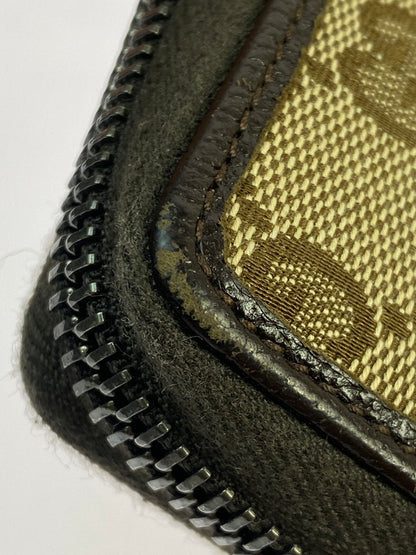 【中古品】【レディース】 GUCCI グッチ 307980 GGキャンバス ラウンドジップウォレット 長財布 ロングウォレット 181-260503-AS-69-min カラー：ブラウン系 万代Net店