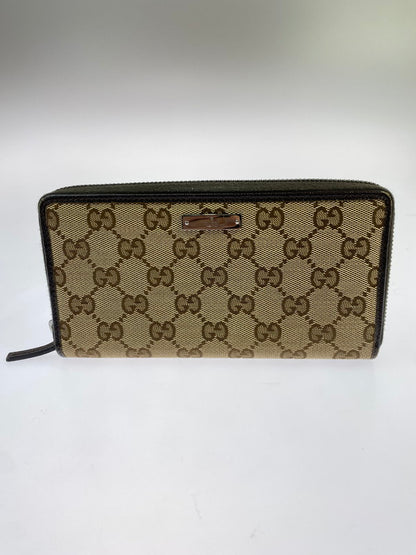 【中古品】【レディース】 GUCCI グッチ 307980 GGキャンバス ラウンドジップウォレット 長財布 ロングウォレット 181-260503-AS-69-min カラー：ブラウン系 万代Net店