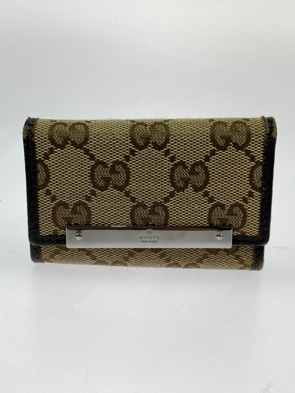 【中古品】【レディース】 GUCCI グッチ 127048 6連 キーケース 181-260503-AS-70-min カラー：ブラウン系 万代Net店