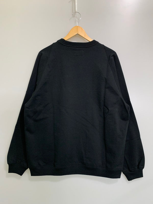 【中古品】【メンズ】 STILL BY HAND スティルバイハンド CREWNECK RAGLAN SLEEVE SWEAT SHIRT BLACK CS03254 クルーネック ラグランスリーブ スウェットシャツ メンズ トップス 140-260430-em-43-min サイズ：50 カラー：ブラック 万代Net店