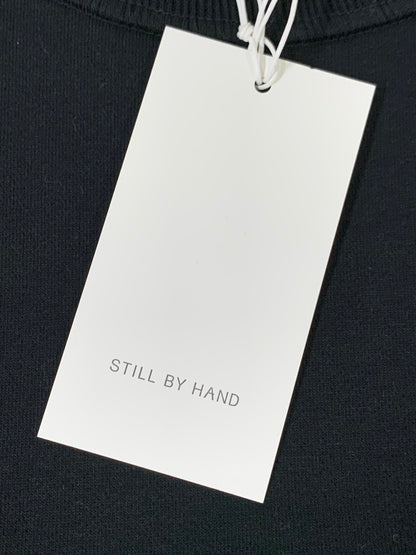 【中古品】【メンズ】 STILL BY HAND スティルバイハンド CREWNECK RAGLAN SLEEVE SWEAT SHIRT BLACK CS03254 クルーネック ラグランスリーブ スウェットシャツ メンズ トップス 140-260430-em-43-min サイズ：50 カラー：ブラック 万代Net店