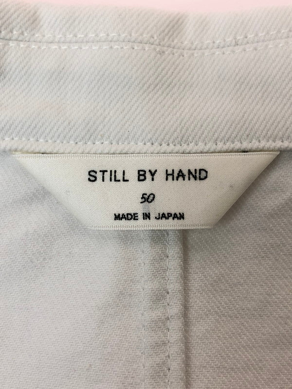【中古品】【メンズ】 STILL BY HAND スティルバイハンド DN04261 11.5OZ DENIM JACKET デニムジャケット アウター 140-260503-AS-13-min サイズ：50 カラー：ホワイト 万代Net店