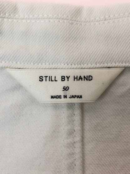 【中古品】【メンズ】 STILL BY HAND スティルバイハンド DN04261 11.5OZ DENIM JACKET デニムジャケット アウター 140-260503-AS-13-min サイズ：50 カラー：ホワイト 万代Net店