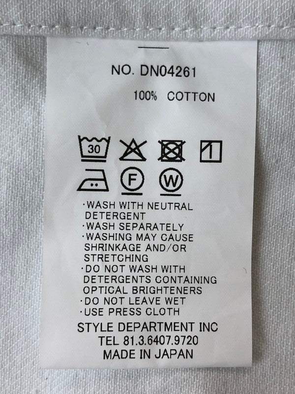 【中古品】【メンズ】 STILL BY HAND スティルバイハンド DN04261 11.5OZ DENIM JACKET デニムジャケット アウター 140-260503-AS-13-min サイズ：50 カラー：ホワイト 万代Net店